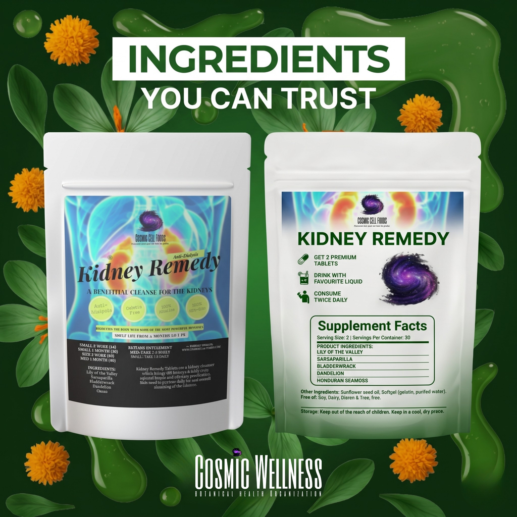 Kidney Remedy Herbal Tablets- Kidney Cleanse, Best For Dialysis