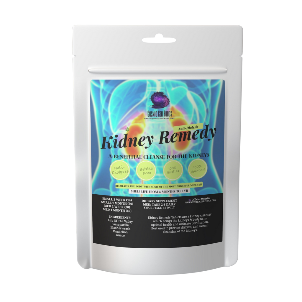 Kidney Remedy Herbal Tablets- Kidney Cleanse, Best For Dialysis
