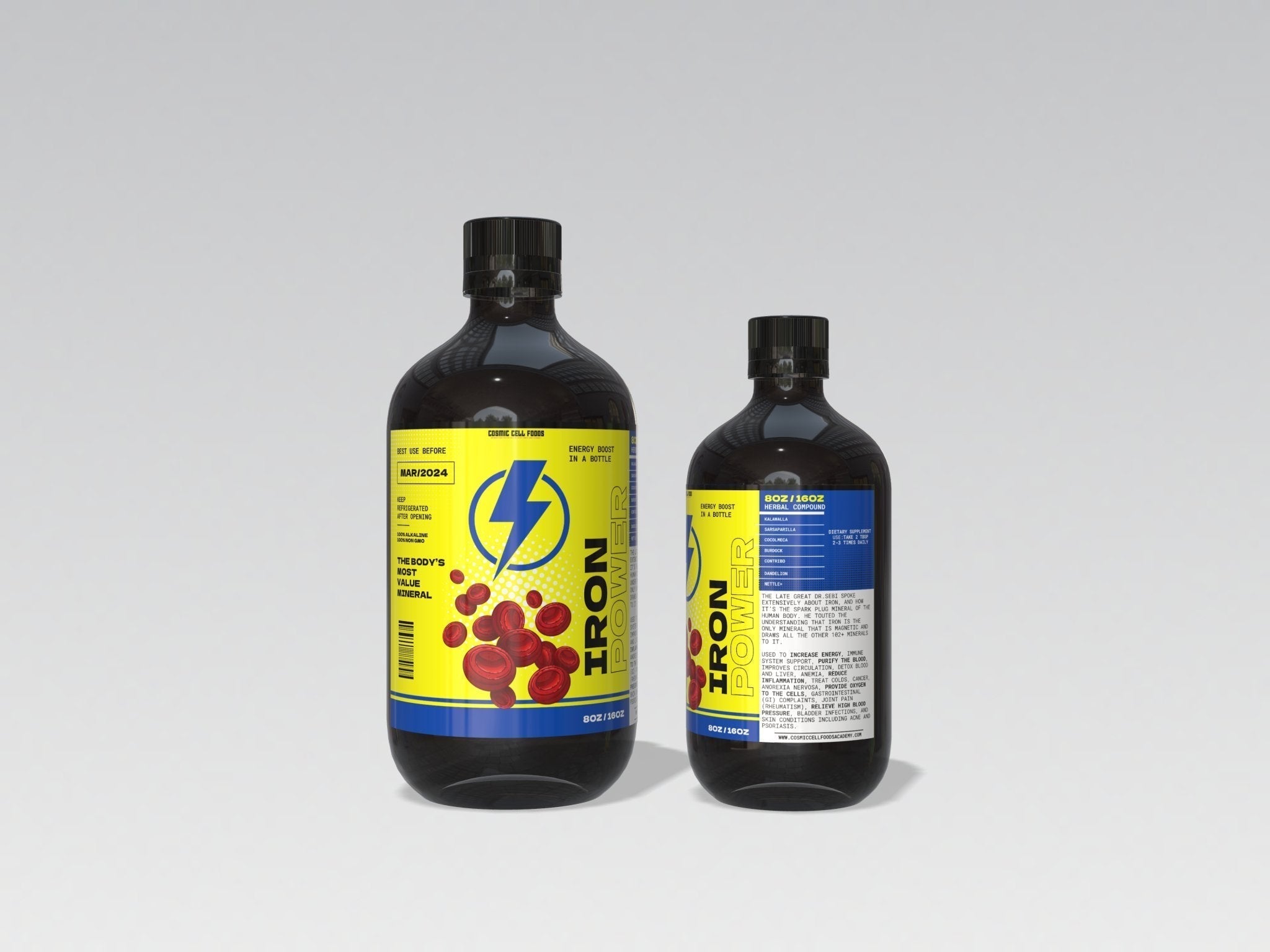 IRON POWER BUNDLE - FAST ACTING ENERGY & BLOOD PURIFICATION - The Cosmic Chef